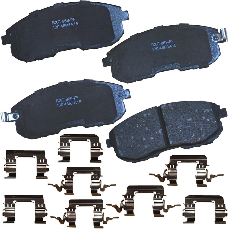 Bendix Premium SBC430 Ceramic Front Brake Pads for INFINITI G20 2002-1999, I30 1999-1996, Nissan Altima 2001-1993, Altra EV 2001-1999, Maxima 1999-1989, Sentra 2006-2000, Suzuki SX4 2007 - Image 1